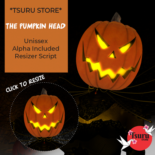 *Tsuru Store* The Pumpkin Head (Resizer)