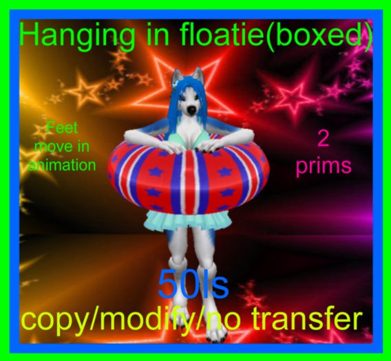 Hanging in  floatie(boxed)