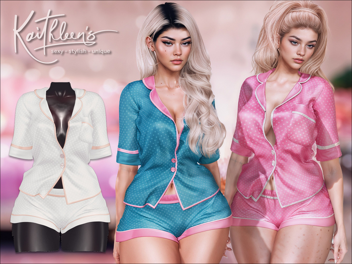 Kaithleen's Cozy Pyjamas - White