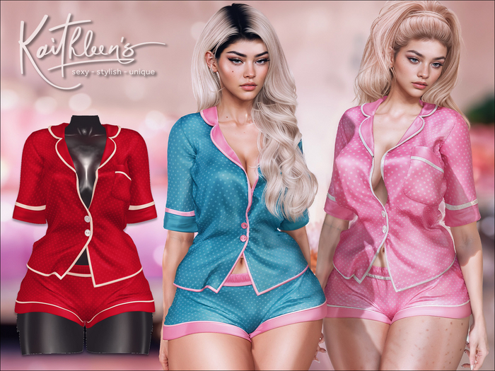 Kaithleen's Cozy Pyjamas - Red