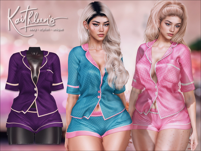 Kaithleen's Cozy Pyjamas - Purple