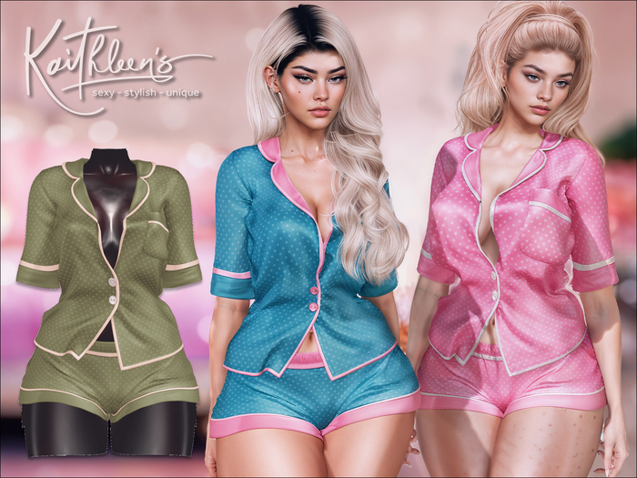 Kaithleen's Cozy Pyjamas - Green