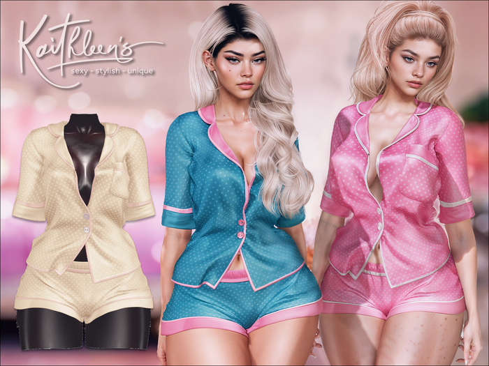 Kaithleen's Cozy Pyjamas - Cream