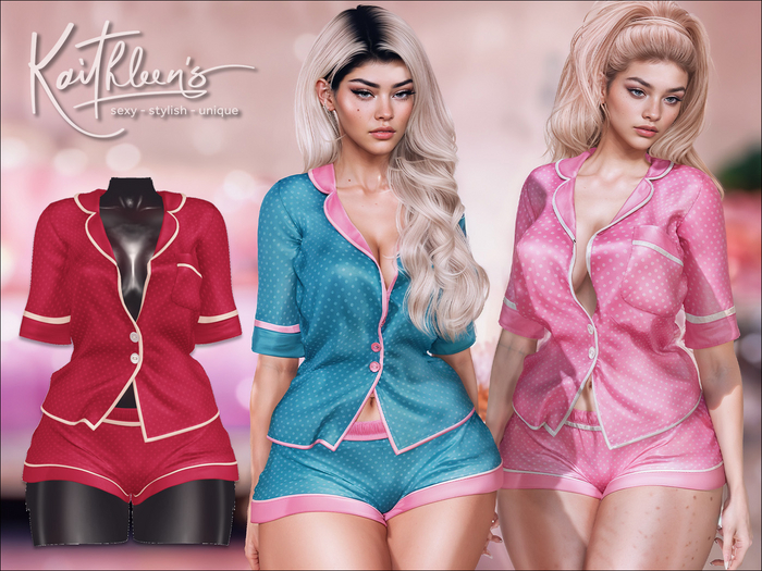 Kaithleen's Cozy Pyjamas - Cherry