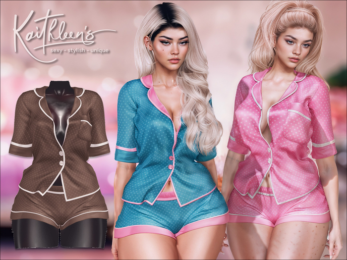 Kaithleen's Cozy Pyjamas - Brown