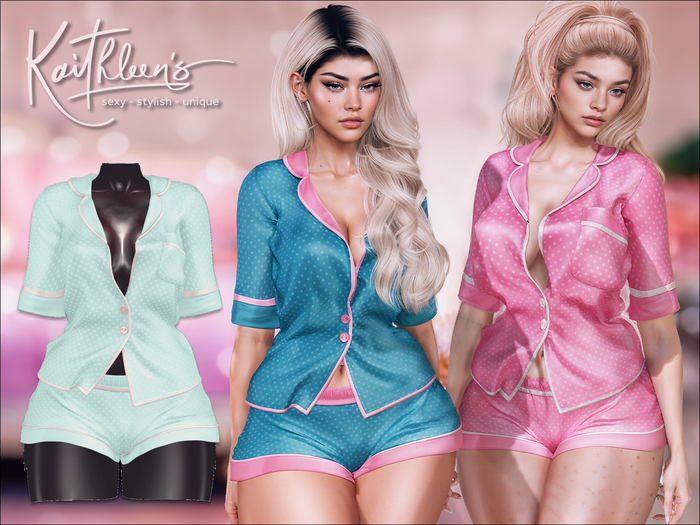 Kaithleen's Cozy Pyjamas - Aqua