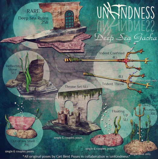 Second Life Marketplace uK Deep Sea Trident Confined Cpls