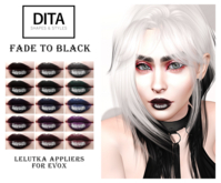 DITA - Fade to Black Lips - LeLUTKA Evo X