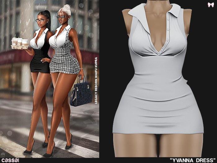 #CASSAI. - "Yvanna" Dress - Snow