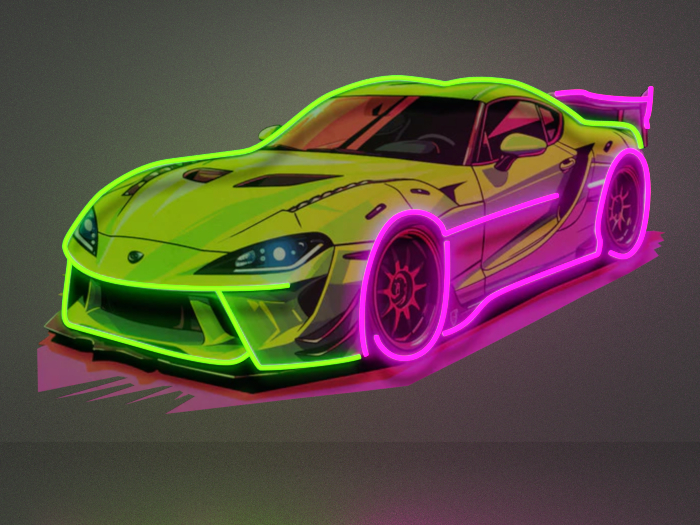 Car 18 Neon picture Full Permission