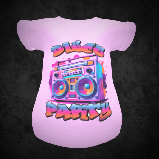.::KS::.Dinkie-Summer-T-Shirt-disco-party-pink