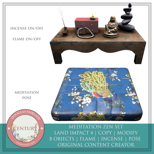 Meditation zen set - 4 LI - Copy-Mode mesh