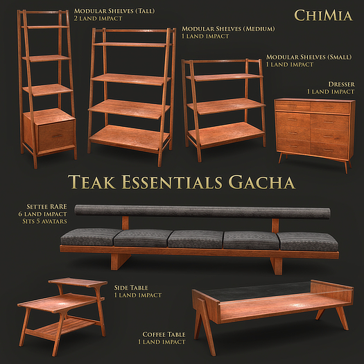 ChiMia:: Teak Essentials Coffee Table 