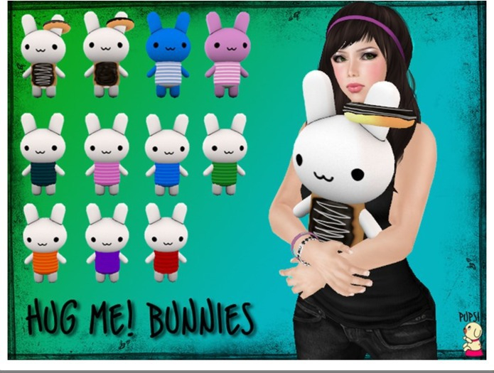 .::[ Pupsi ]::. {-HUG ME- Bunny!} BLUE *WEAR* 