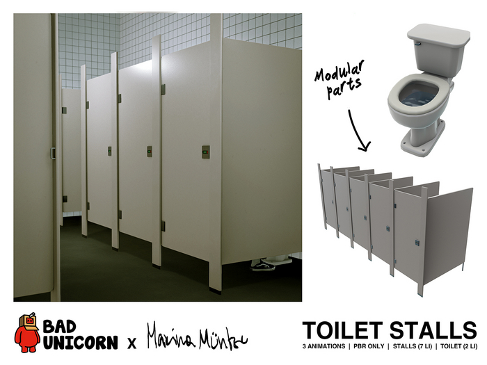 [Bad Unicorn] x Marina Munter - Toilet Stalls