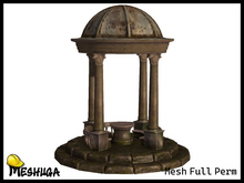 Meshuga Halloween Cemetery Gazebo FULL PERM MESH  