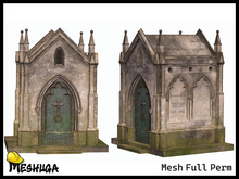 Meshuga Halloween Cemetery Gothic Crypt FULL PERM MESH  