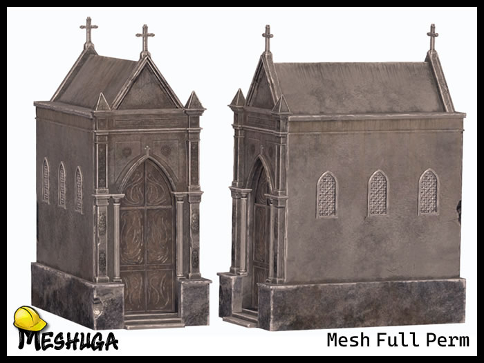 Meshuga Old Cemetery Mausoleum FULL PERM MESH  