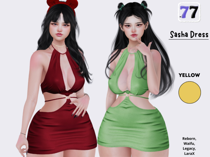 77Store - Sasha Dress - Yellow