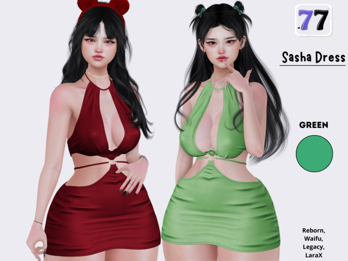 77Store - Sasha Dress - Green