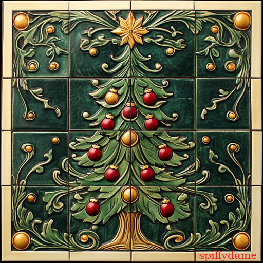 Christmas Tree Tiling Texture Holiday