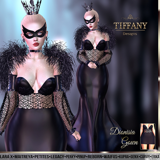 ::TD:: Dionisia Gown [Mesh] Halloween + Lara X
