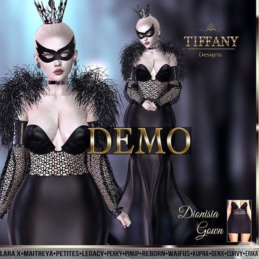 ::TD:: Dionisia Gown [Mesh] Halloween DEMO + Lara X