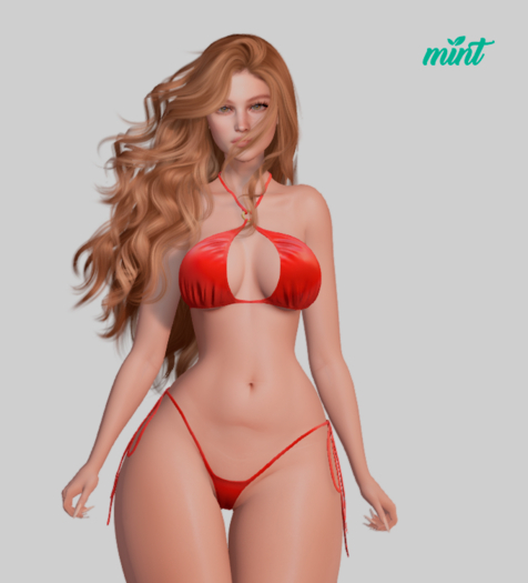 MINT Amanda Bikini Red