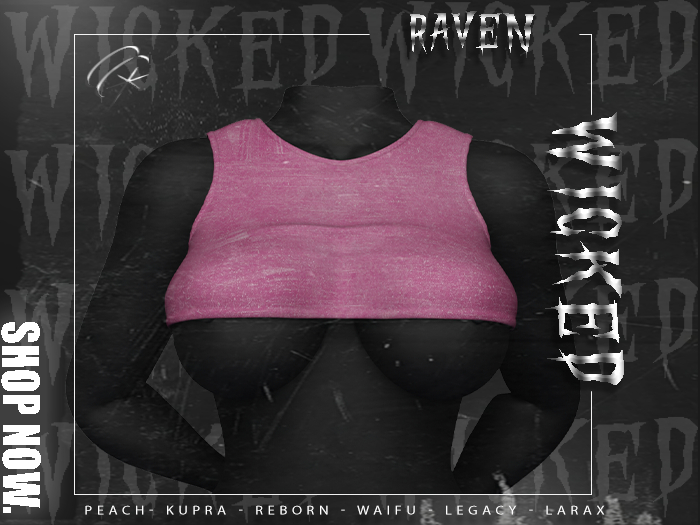 Wicked - Raven Top [Rose]