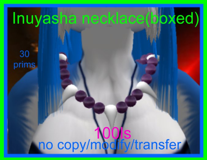 Inuasha necklace(boxed)