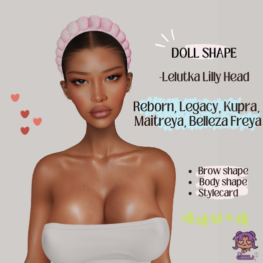 DOLL SHAPE LELUTKA LILLY