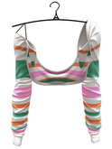 aprelle layla sweater orangestripe
