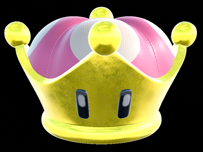 [HF] Super Crown + Horns (Bowsette) + 2k PBR