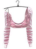 aprelle layla sweater pinkstripe