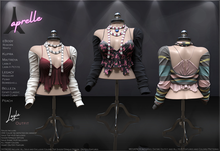 aprelle layla sweater FATPACK