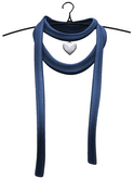 aprelle layla scarf blue