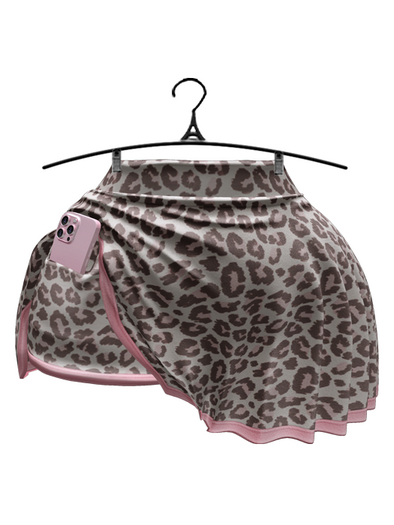 aprelle octavia skort leopard