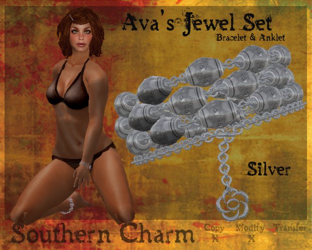 {SC} Avas Jewel Set - Silver *Boxed*