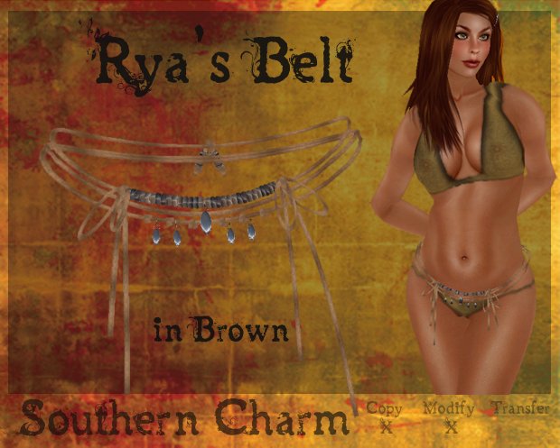 {SC} Ryas Belt in Brown *Boxed*