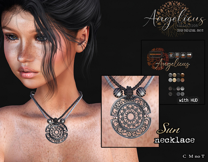 .AngelicUs. Sun necklace 