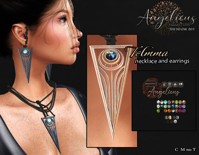 .AngelicUs. -Telmma- necklace  and earrings  