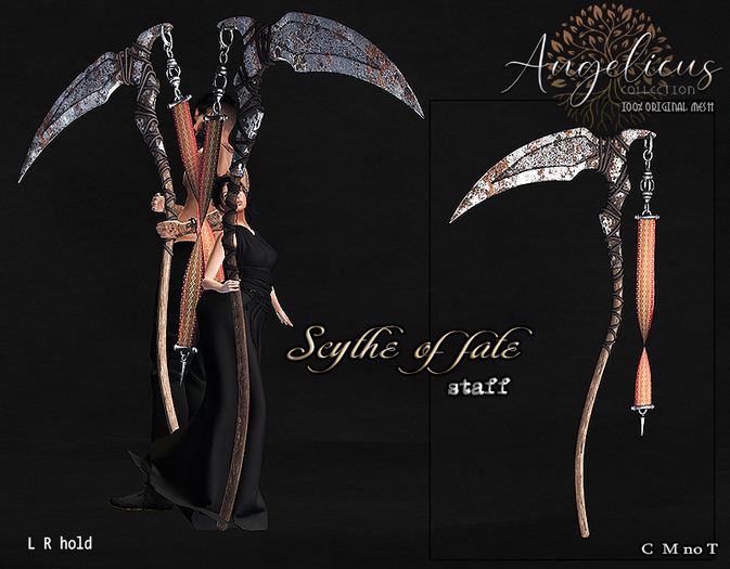 .AngelicUs. Scythe of fate staff  