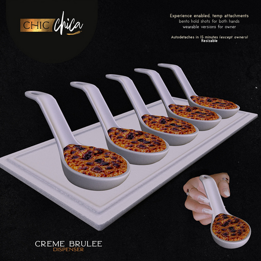 :::ChicChica::: Creme Brulee dispenser