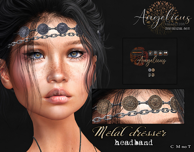 .AngelicUs. Metal dresser headband 