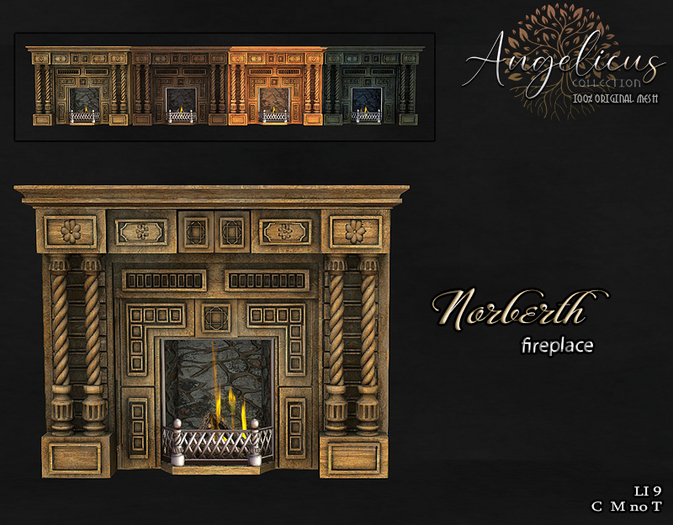 .AngelicUs. Norberth fireplace 