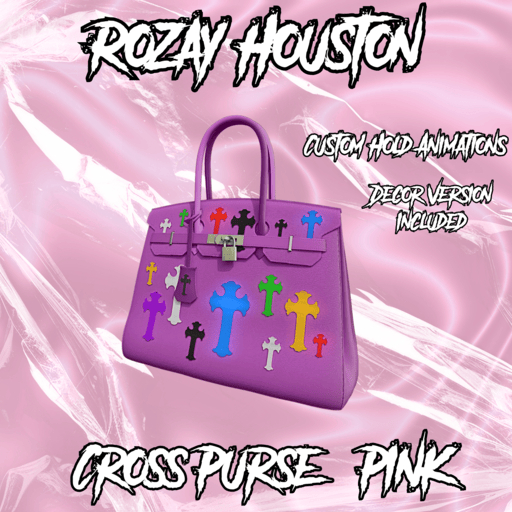 RozayHouston-Cross Purse(Pink)
