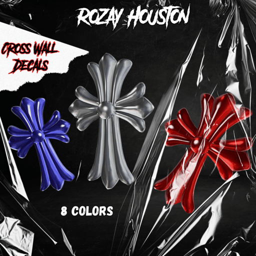 RozayHouston-Cross Wall Decals