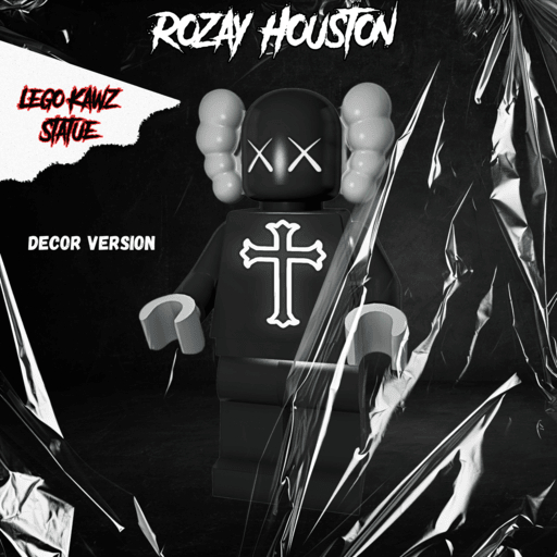 RozayHouston-Lego Kaws Statue
