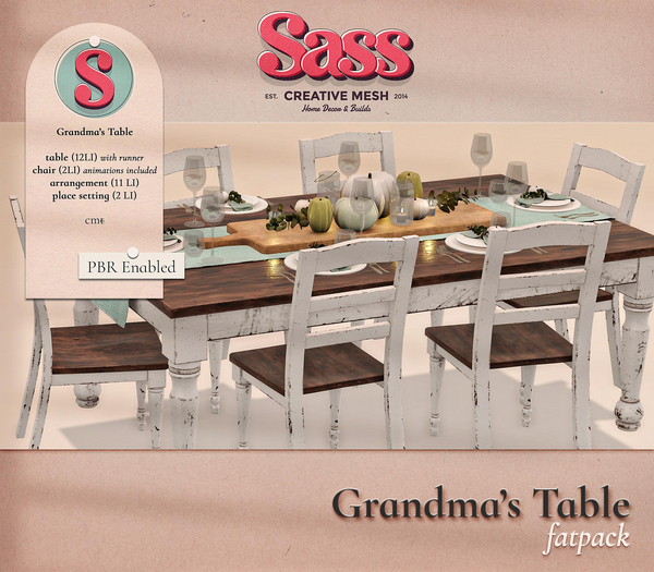 Sass [Grandma's Table] Fatpack