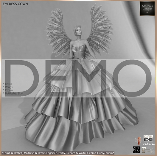 SAS - DEMO Empress Gown (LaraX & MB) 